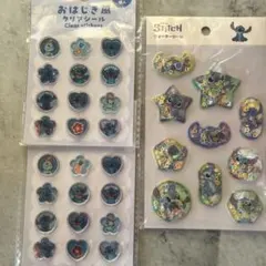【新品・未開封】セリア ディズニー スティッチ シール 3枚セットのサムネイル