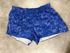 TIGORA ランニングパンツ ブルー カモフラ柄 Mサイズのサムネイル