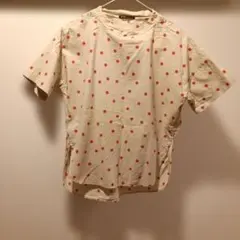 即日発送　フィス　ドット柄　半袖トップス　120
