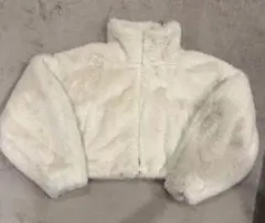 Chico ホワイト フリースジャケット