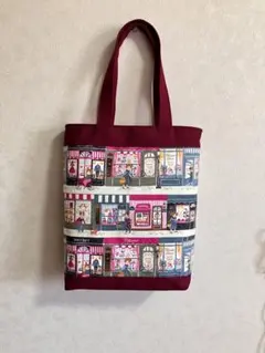 【ハンドメイド】YUWAショッピング猫　トートバッグ