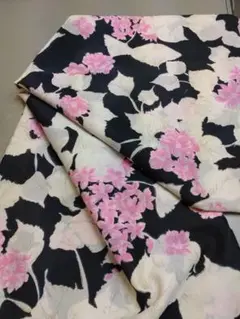 花柄ジョーゼット生地 90x300