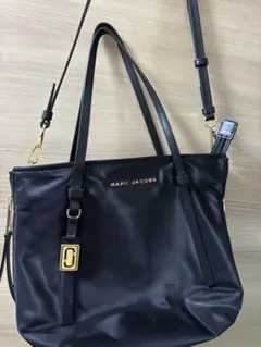 MARC JACOBS 2way ハンドバッグ ショルダー ブラック