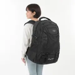 ② 大容量リュック バックパック ブラック 軽量 多機能 通勤 旅行 登山 防災