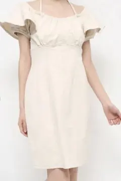 EATME オフショル デニム ミニワンピースのサムネイル