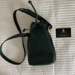 バッグ　グリーン　レザー フランス　ビンテージ　アンティーク