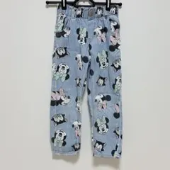 H&M ミッキー　ミニー　デニムパンツ　長ズボン　110サイズのサムネイル