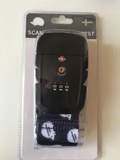 스칸디나비안 포레스트 수트케이스 벨트 TSA 락