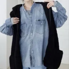美品 24SS リー LEE スローブイエナ別注 デニムシャツ ウエスタンのサムネイル