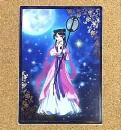 薬屋のひとりごと　クリアポスター2 月精　猫猫　美麗イラスト　フラットガチャポン