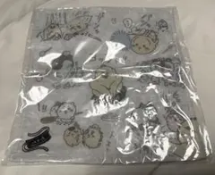 ちいかわ 映画 人魚の島のひみつ 刺繍入りガーゼハンカチ 島二郎とみんな