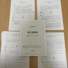 最新版】鉄緑会 高3理系数学授業プリント 単元別演習 1～12早い者勝ち