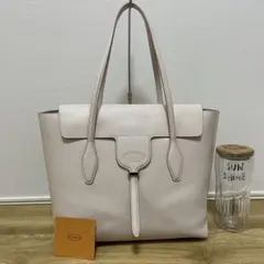 《極美品》TOD’S （トッズ）レザー トートバッグ ライトピンク系