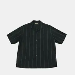 BEAUTY&YOUTH ワイドピッチ ストライプ オープンカラー シャツ Mのサムネイル