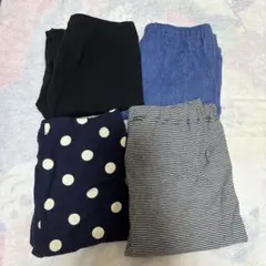 美品　古着　レギンス　4枚　ユニクロ　無印　ギャップ　140cm