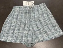 ZARA ツイードショートパンツ XS 新品未使用タグ付き