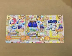 アイカツ　有栖川おとめ　レインボープリンスコーデ　3枚セット