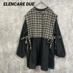 ELENCARE DUE エレンカーレデュエ　前後2wayツイードチュニック　Fのサムネイル