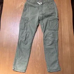 H&M キッズカーゴパンツ オリーブグリーン