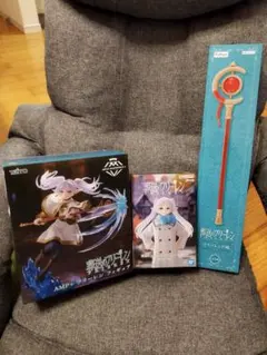 【新品】フリーレン　フィギュア2体&杖