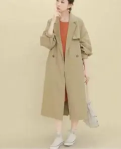 KBF ビッグスリーブトレンチコート　トレンチコート