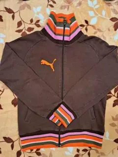 PUMA ハイネック ジップアップジャケットパーカー　ヒットユニオン製レア人気色