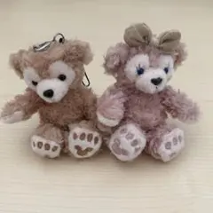 【未使用】ダッフィー & シェリーメイ ぬいぐるみ ストラップ