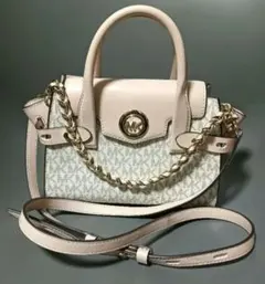美品 マイケル・コース CARMEN フラップサッチェル スモール 3WAY