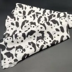 ダブルガーゼ生地  柄物 パンダ 幅110cm×50cm