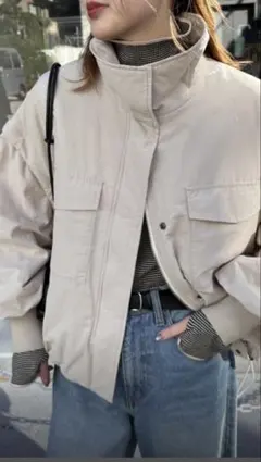 CIAOPANIC TYPY マルチウェイミリタリー袖ドロストスタンドブルゾン