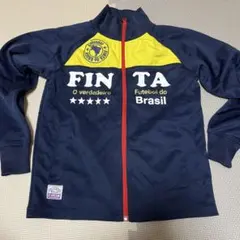 FINTA キッズ サッカー ジャージ ネイビー/イエロー