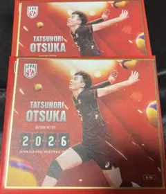 バレーボール男子日本代表 大塚達宣選手 mini色紙2026 - メルカリ