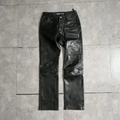 00s OLD GAP レザーパンツ ブラック 山田蓮 ヴィンテージ - メルカリ