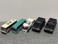 トミカ 5台セット まとめ売り バス 特殊車両 ハマー H2 箱無のサムネイル