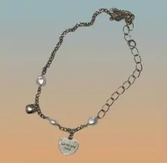 ネックレス　フェアリーグランジ　ロック　y2k ハート　レトロ