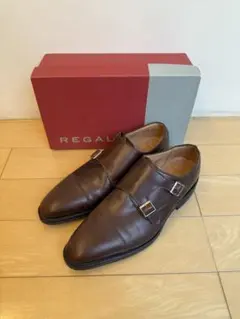 リーガル 04AR モンクストラップ ダークブラウン 茶 REGAL シングルモンクストラップ 04AR ダークブラウン - メルカリ