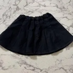 petit main ブラック フレアスカート