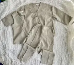 riziere リジュール　ノーカラージャケット・ズボン・ベスト　3点セット