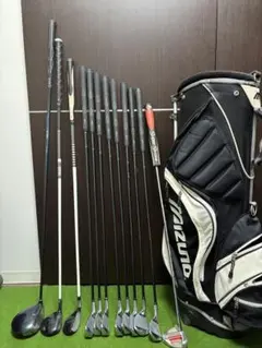 メンズ ゴルフクラブセット 右利き ゼクシオ他12本セット キャディバッグ付