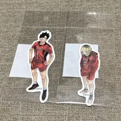 ハイキュー 原画展 描き下ろし ダイカットステッカー 音駒 黒尾 孤爪 セット