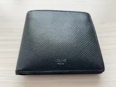 CELINE PARIS 二つ折り財布 バイフォールドウォレット レザー 紺のサムネイル