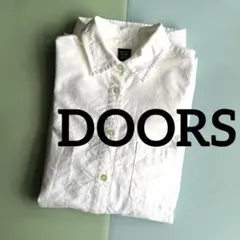 アーバンリサーチドアーズ ホワイト コットン ボタンシャツ 長袖