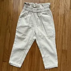 GU アイボリー ロングパンツ 100cm