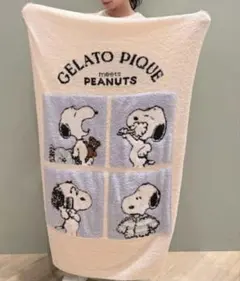 スヌーピー GELATO PIQUE ブランケット　マルチカバー ジェラートピケ PEANUTS × GELATO PIQUE マルチカバー - メルカリ