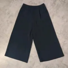 コムサモデルズ レディース ワイドパンツ Mサイズ ネイビー