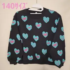 140新品/未使用　MARKER'S ハート柄トレーナー