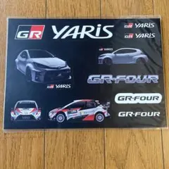 新品、 미개봉 TOYOTA GR YARIS ステッカーセット 1枚