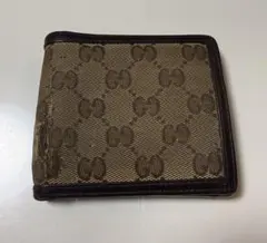 GUCCI GGパターン 二つ折り財布