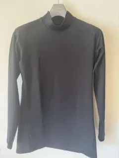 【お得用】TIGORA ブラック ハイネック 長袖アンダーシャツ　裏起毛　XL
