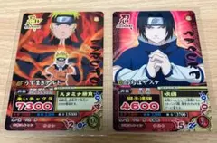 NARUTOカードゲーム うずまきナルト うちわサスケ 2枚セット NARUTOカードゲーム うずまきナルト&うちわサスケ PR忍-12 - メルカリ